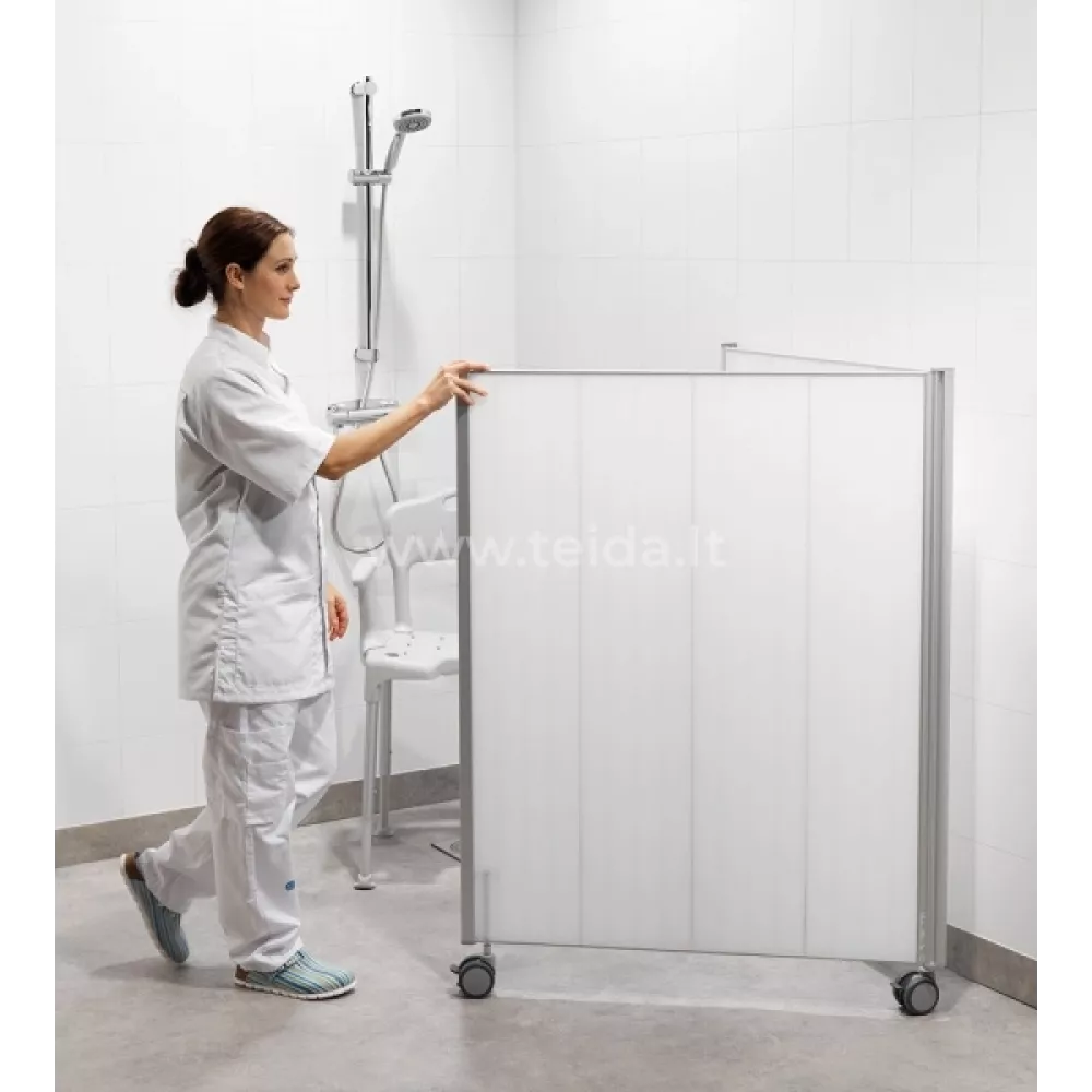 Širma dušui 0.71 m x 2, aukštis 1.50 m (dešinė pusė)