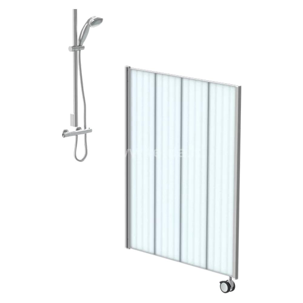 Širma dušui 0.93 m, aukštis 1.70 m (viena panelė)