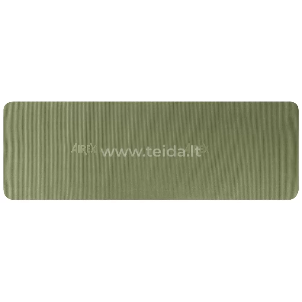 Airex mankštos kilimėlis Heritage 1900x600 mm, 8 mm, olive su neperšlampamu krepšiu