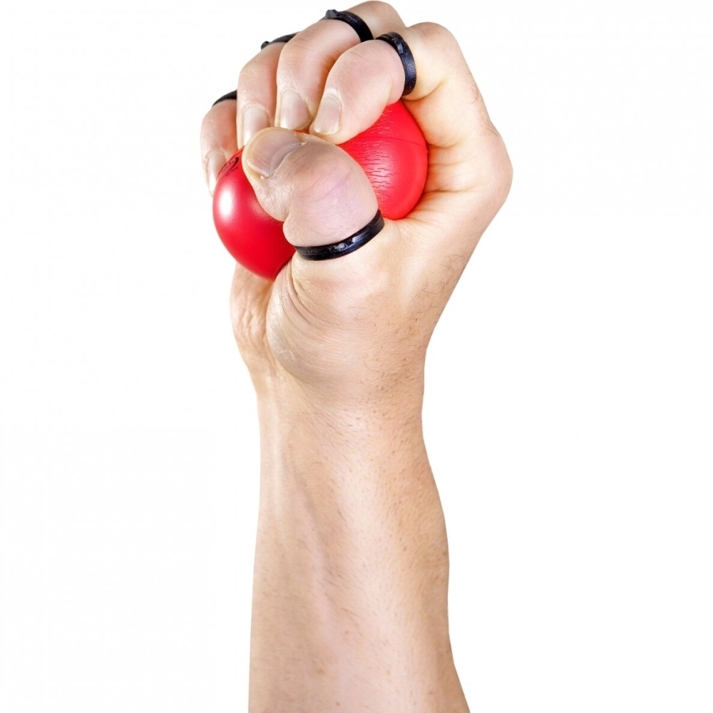 Plaštakos treniruoklis Handmaster Plus raudonas, vidutinio kietumo