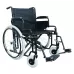 Neįgaliojo vežimėlis universalus sunkiasvoriui, plieninis, 55 cm iki  150kg
