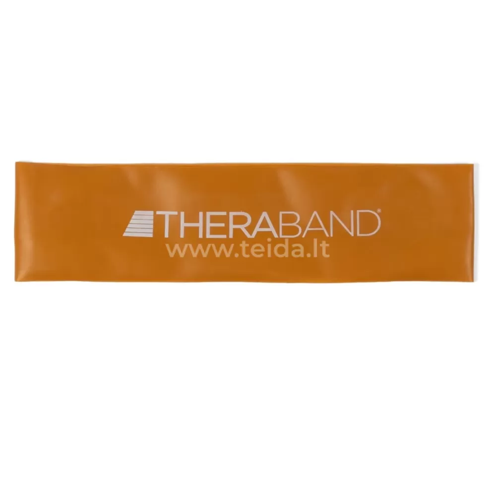Thera-Band elastinės juostos kilpa 30,5 cm, auksinė