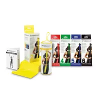 Thera-Band elastinė juosta  2,5 m, krepšelyje su užtrauktuku