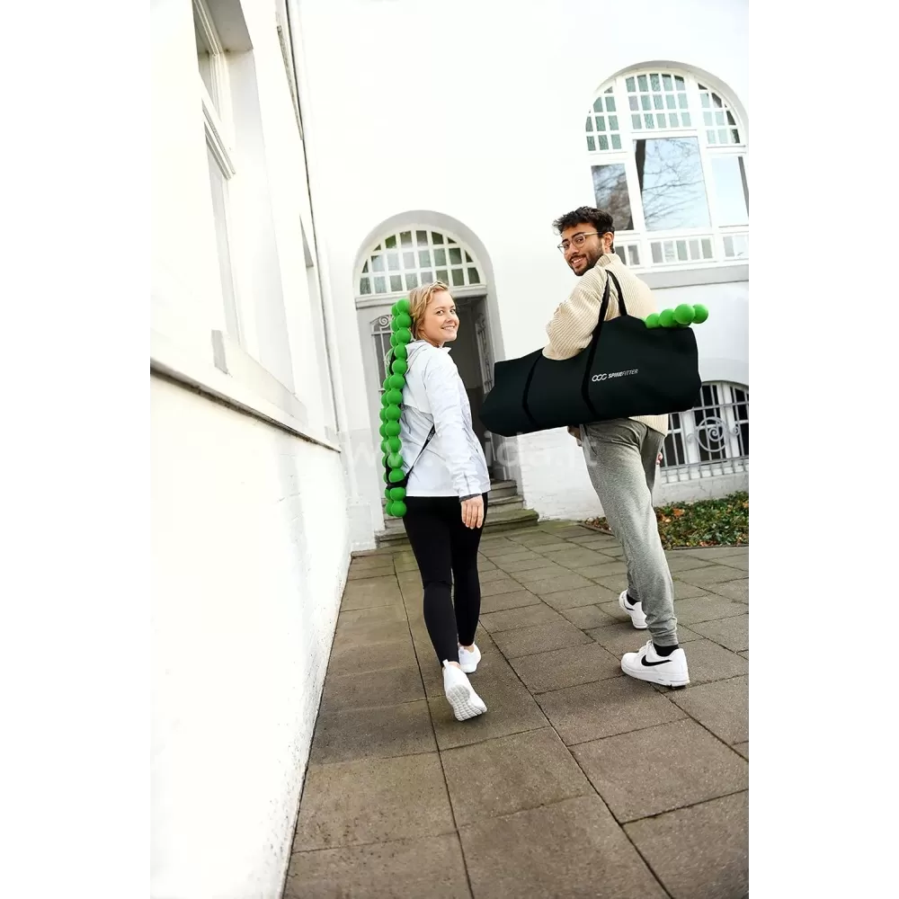 SISSEL® krepšys Spinefitter  treniruokliams, juodas