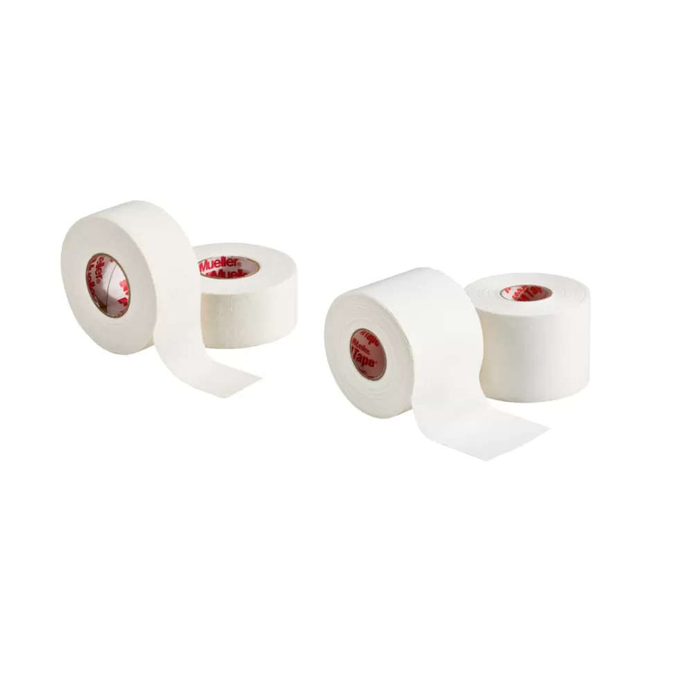 MUELLER Mlastic® sportinis teipas 3,8 cm x 13,72 m baltas su cinko oksidu