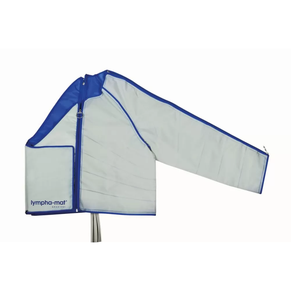 12-os kamerų švarkas-mova su kairės rankos mova Lympha-mat Gradient aparatui