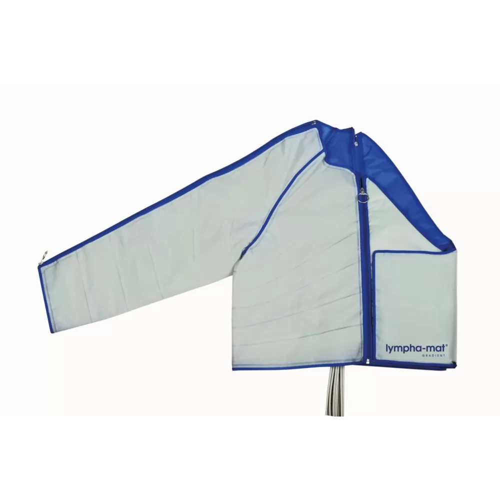 12-os kamerų švarkas-mova su kairės rankos mova Lympha-mat Gradient aparatui