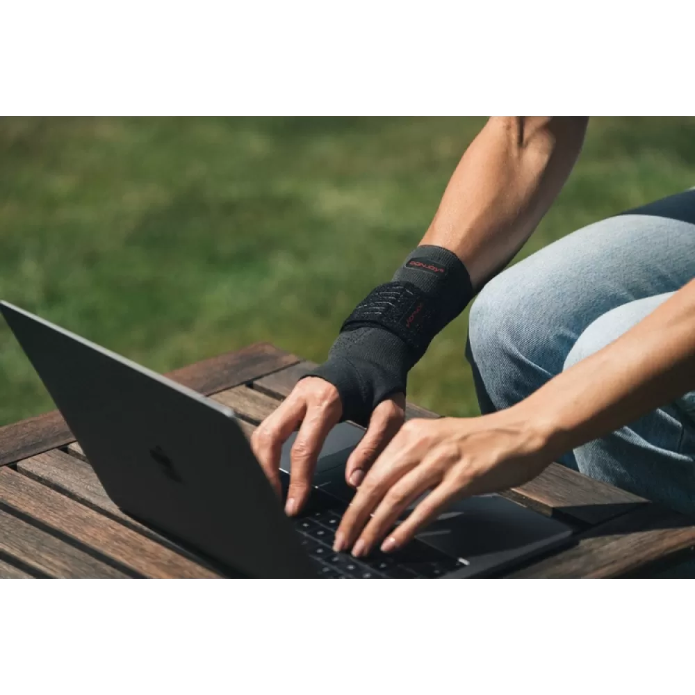 DonJoy Manulax elastinis riešo įtvaras, kairė, 4 dydis