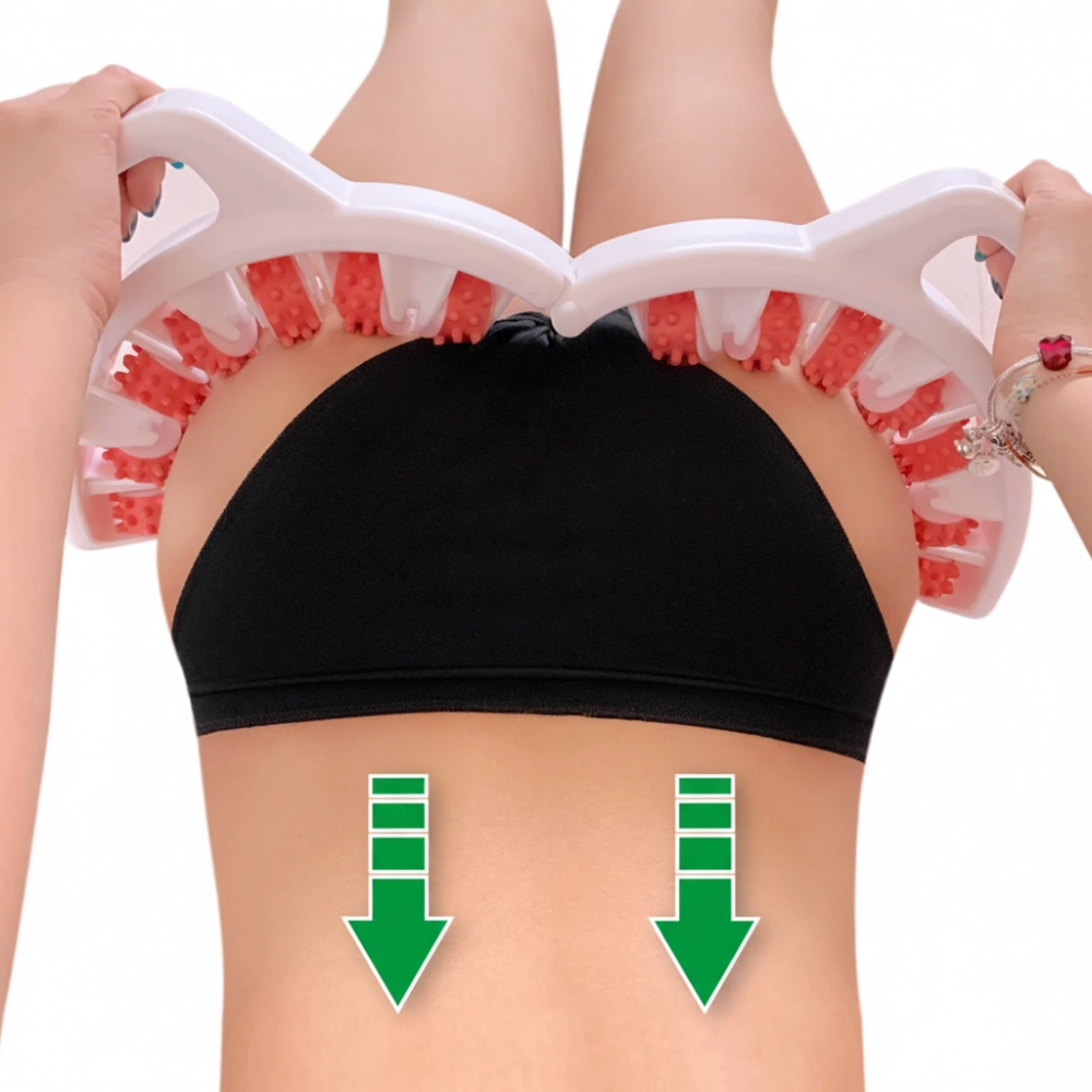 Anticeliulito masažuoklis, rožinis