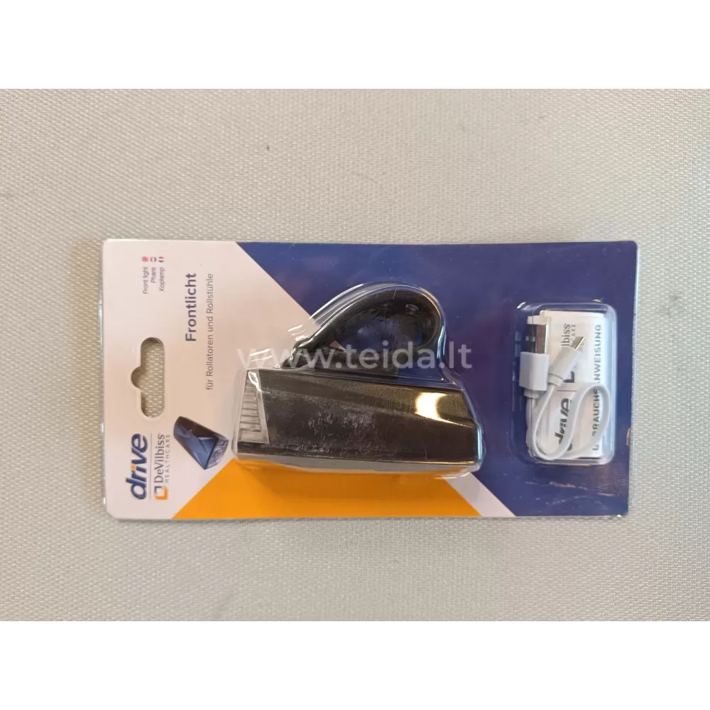 Universalus priekinis žibintas, įkraunamas