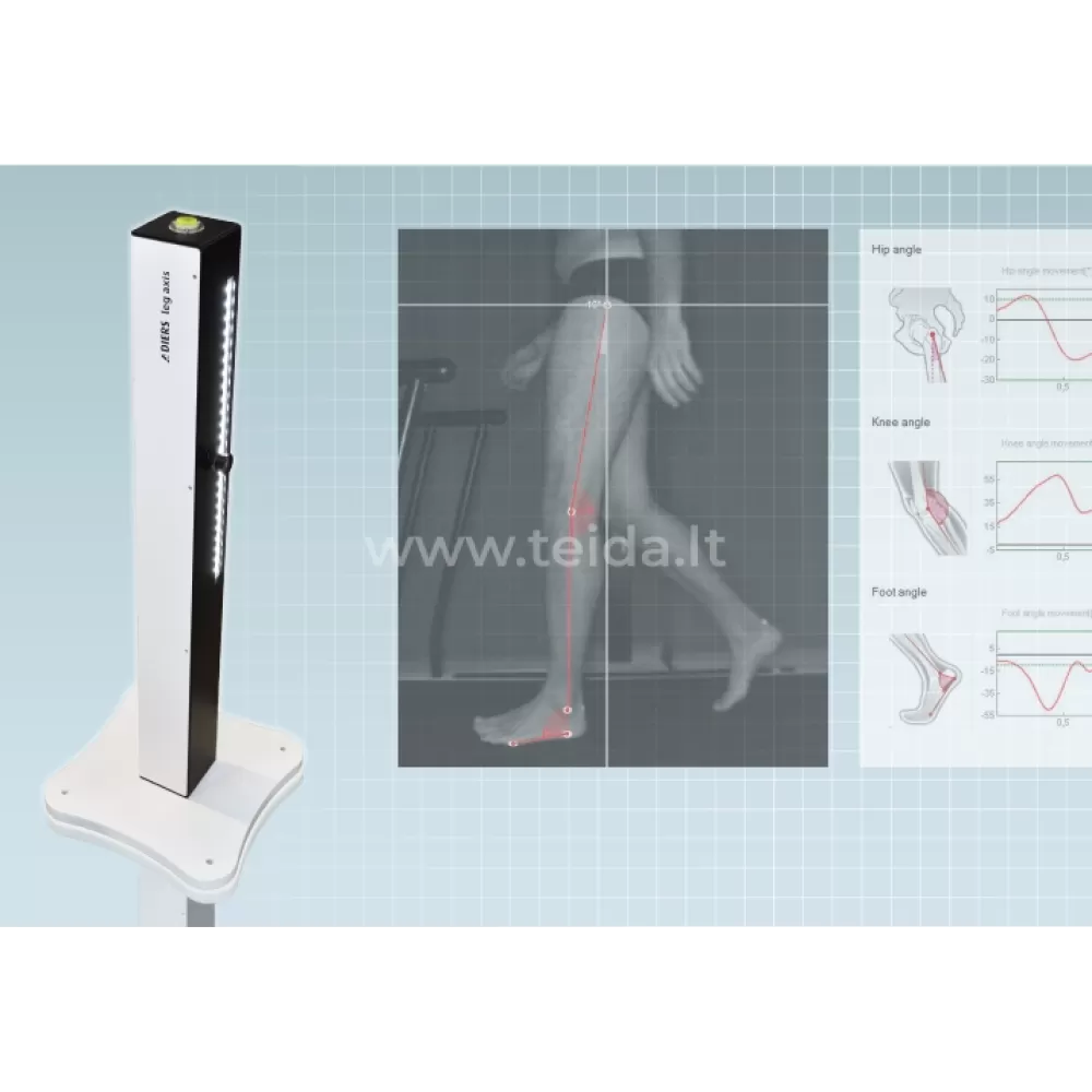 DIERS kojų ašies analizės modulis priekinis