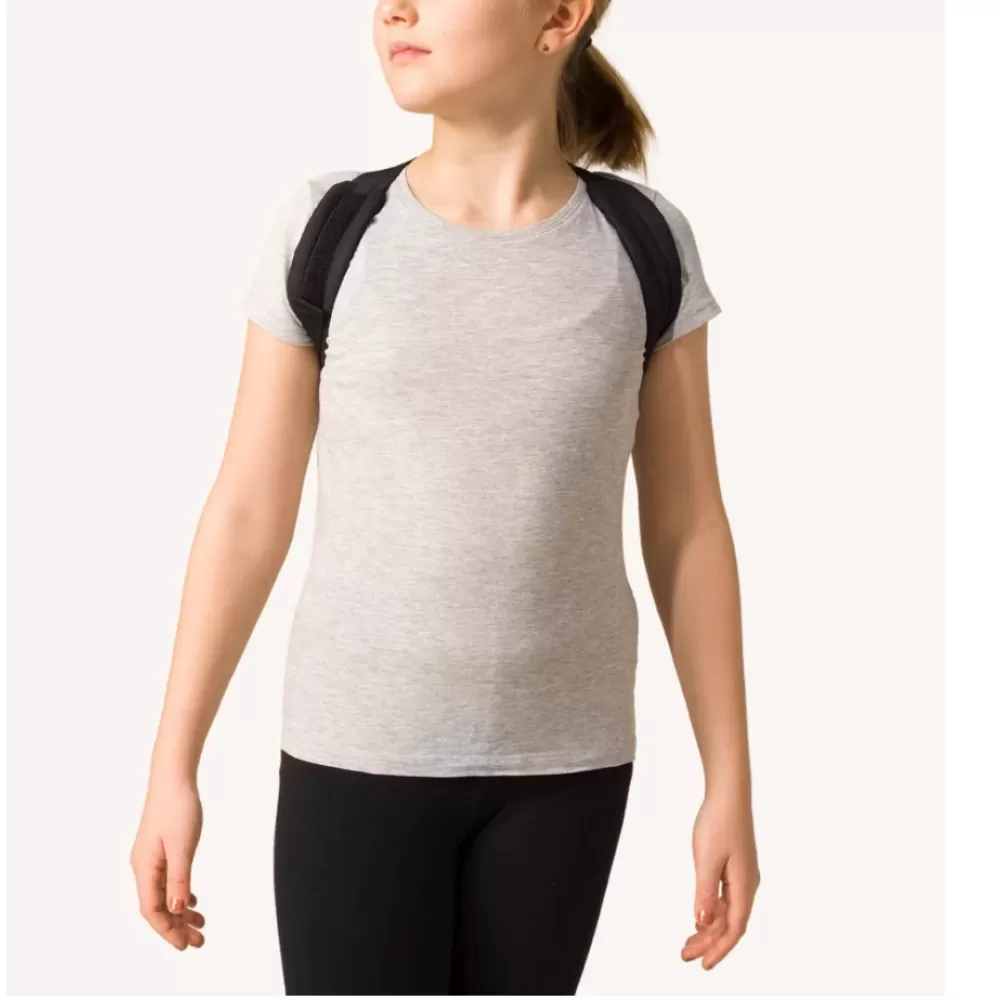 Laikysenos korektorius, vaikiškas, 6-12 m, ūgiui 110-135 cm, juodas