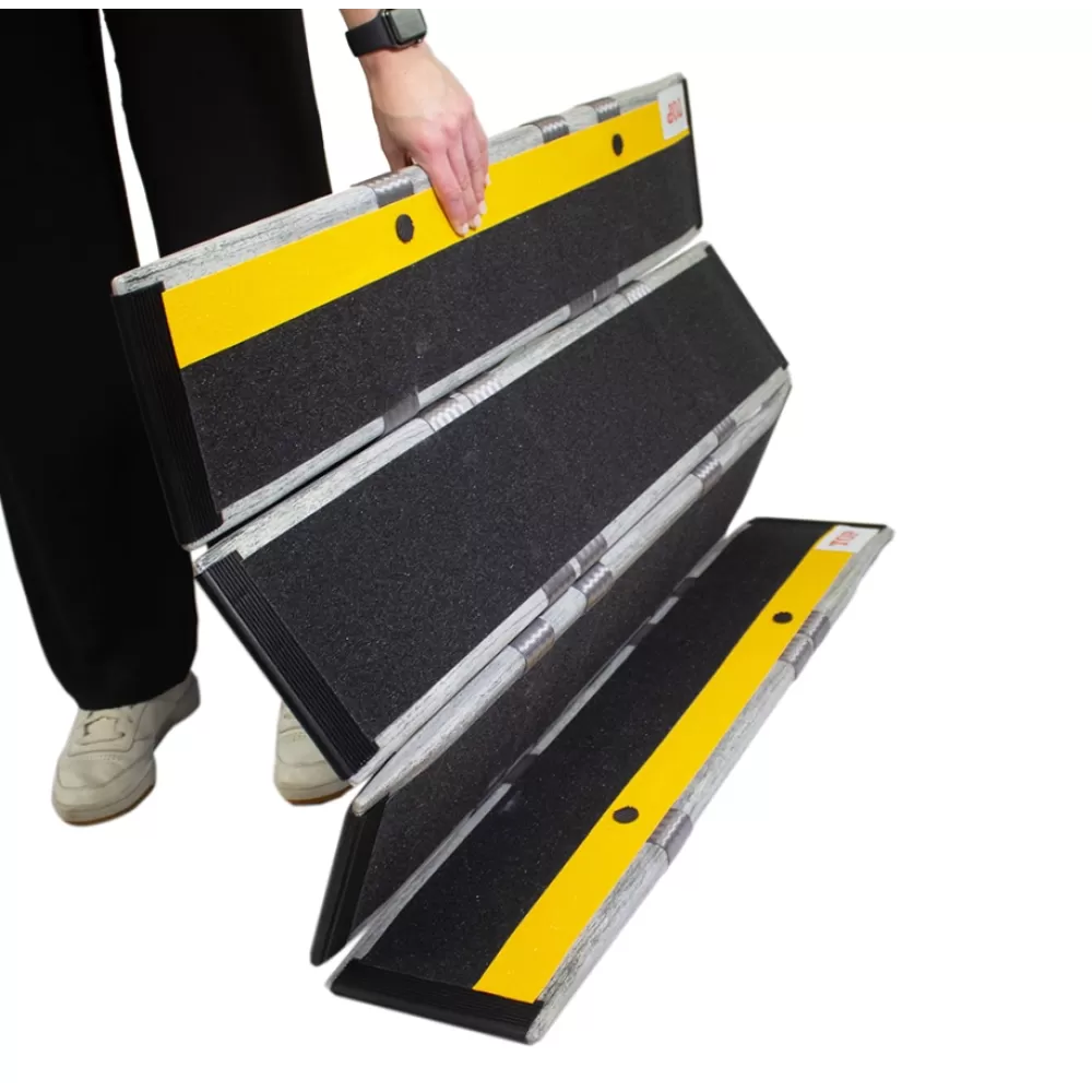 Sulankstomas pandusas aukštoms kliūtims ar siauriems praėjimams, dydis (ilgis x plotis) 300 x 75 cm