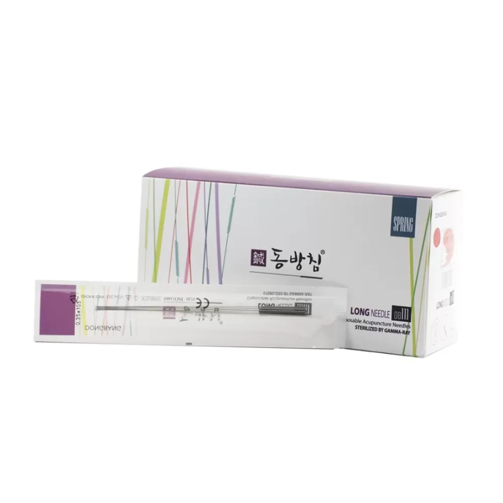 Akupunktūrinės adatos DB102 be šiaudelio, 100 vnt