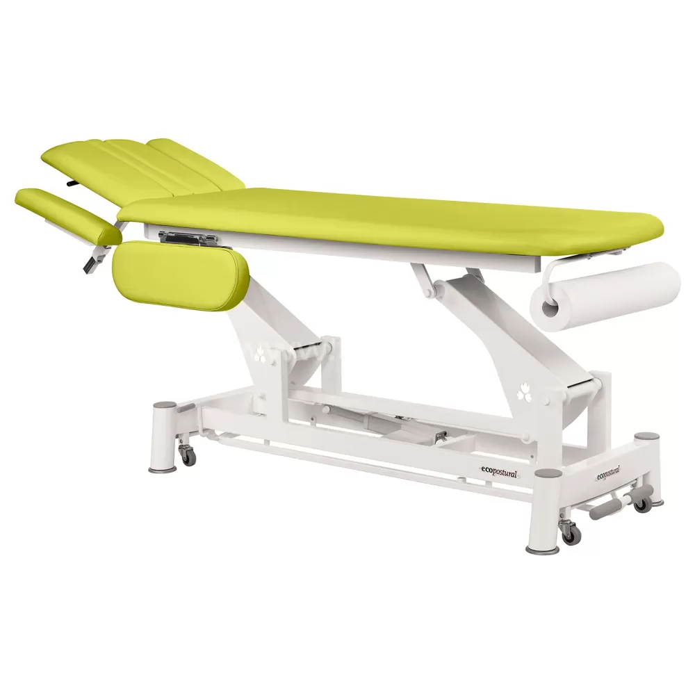 Elektrinė 2-jų dalių kušetė 62x207 cm, T01 galvos atrama,juodas rėmas