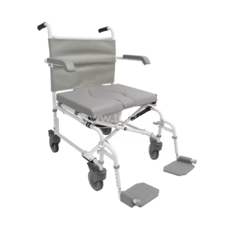 Dušo - tualeto Duo Motion XL vežimėlis su mažais ratukais, su pakojais