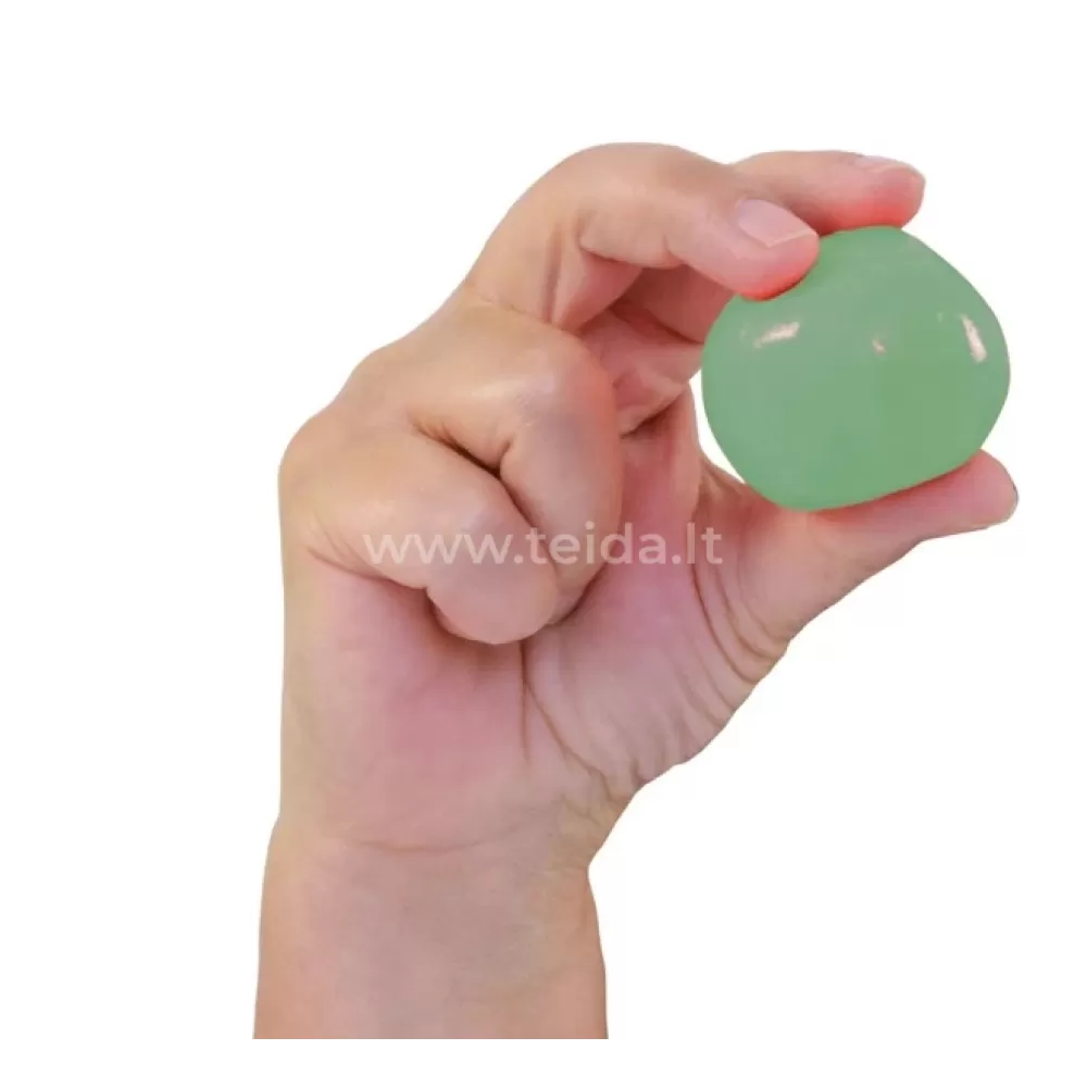 Ergoterapinė masė, vidutinio kietumo, žalia, 85 g