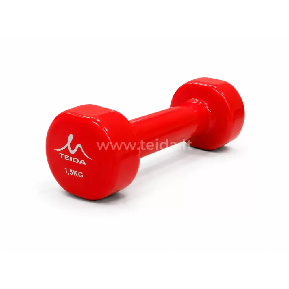 Hantelis dengtas vinilu 1.5 kg TEIDA