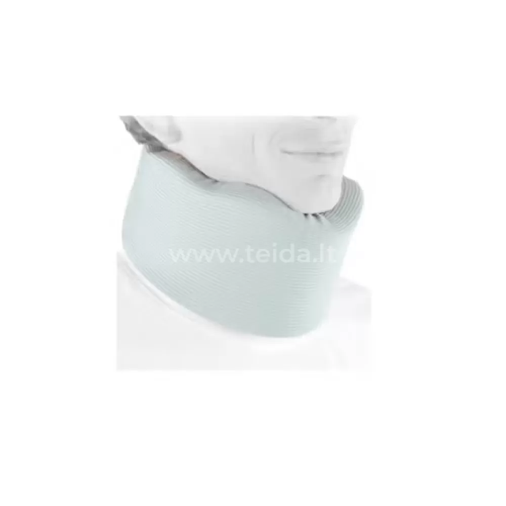 Minkštas kaklo įtvaras COLLAR C2, 7.5 cm, pilkas