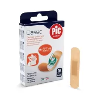 Pleistras Classic Medium 19x7,2 mm, su antibakterine danga