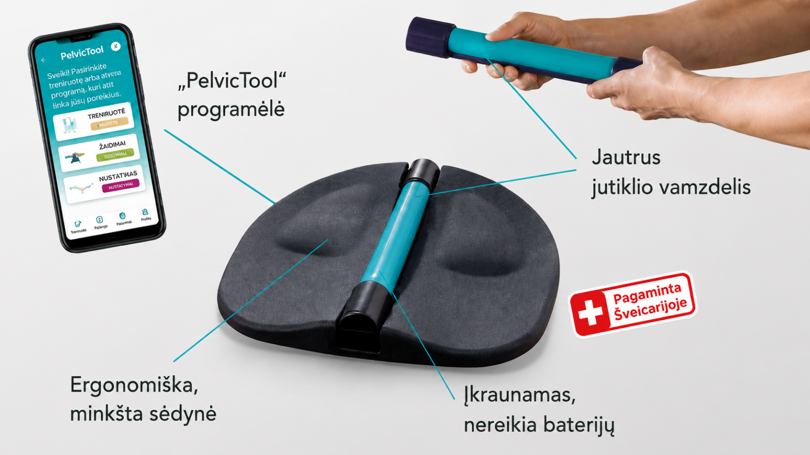 Dubens dugno treniruoklio savybės